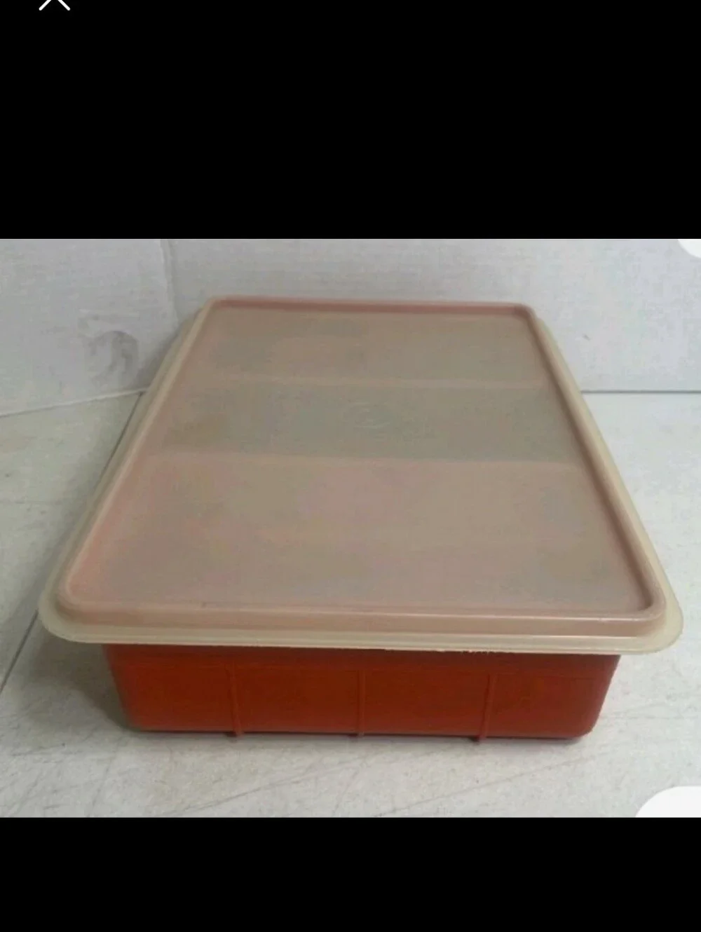 Vintage Tuppercraft Tupperware Stow-N-Go Craft Storage Hobby Case Box 1423